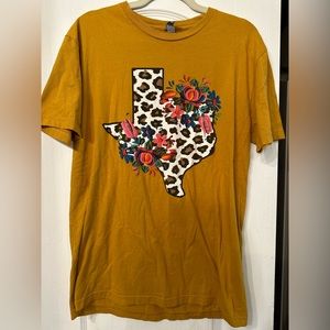 Gold Leopard Texas T-shirt SF Originals